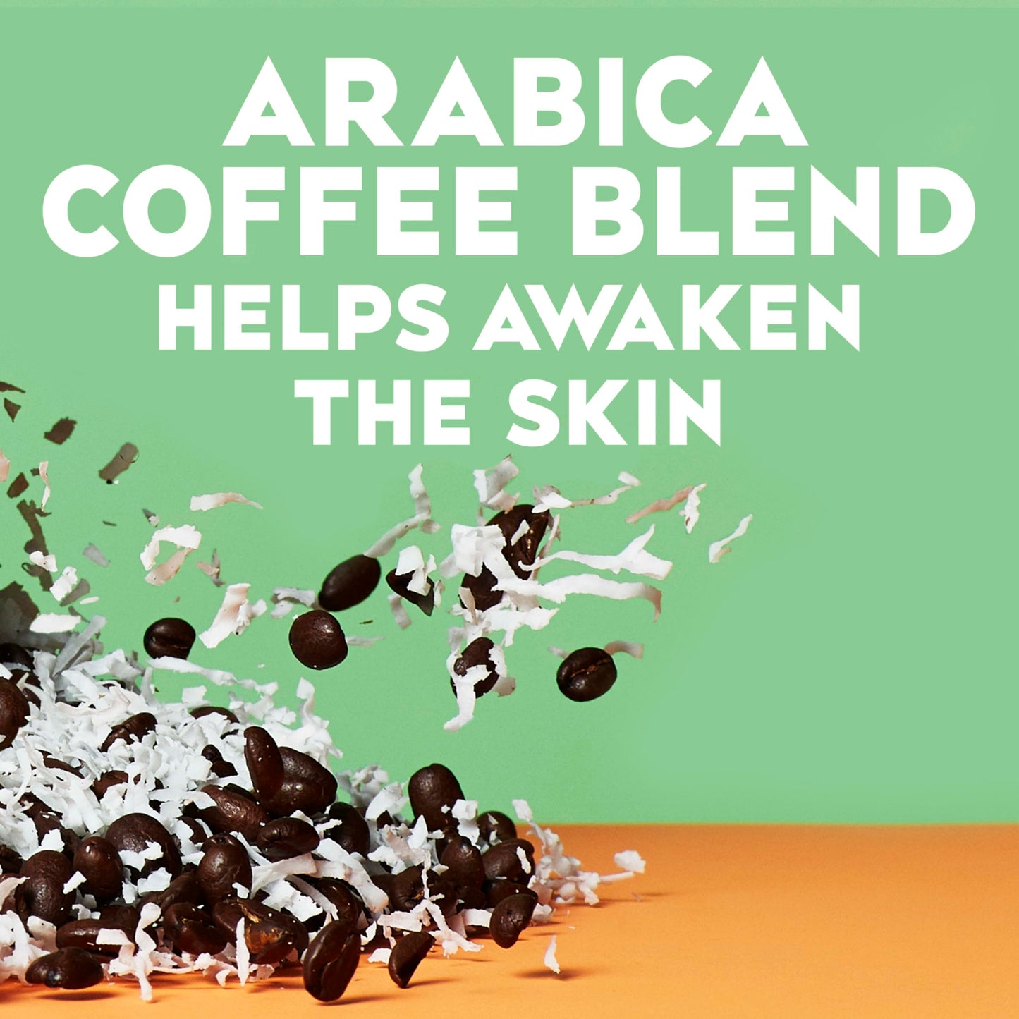 OGX Smoothing + Coconut Coffee Exfoliating Body Scrub with Arabica Coffee & Coconut Oil, Moisturizing Body Wash for Dry Skin