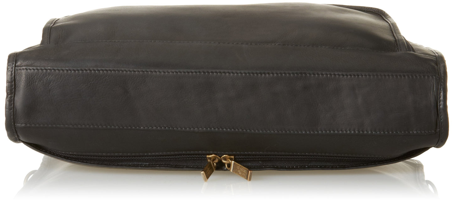 Claire Chase Professional Computer Briefcase, Black, One Size