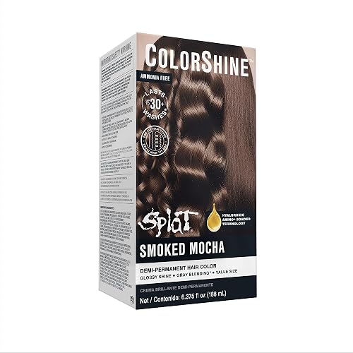 Splat ColorShine Demi-Permanent Hair Color, Smoked Mocha