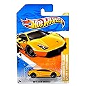 Mattel Year 2010 Hot Wheels "2011 NEW MODELS" Series Set (9/50) 1:64 Scale Die Cast Car (9/244) - Yellow Luxury Sports Coupe LAMBORGHINI GALLARDO LP…
