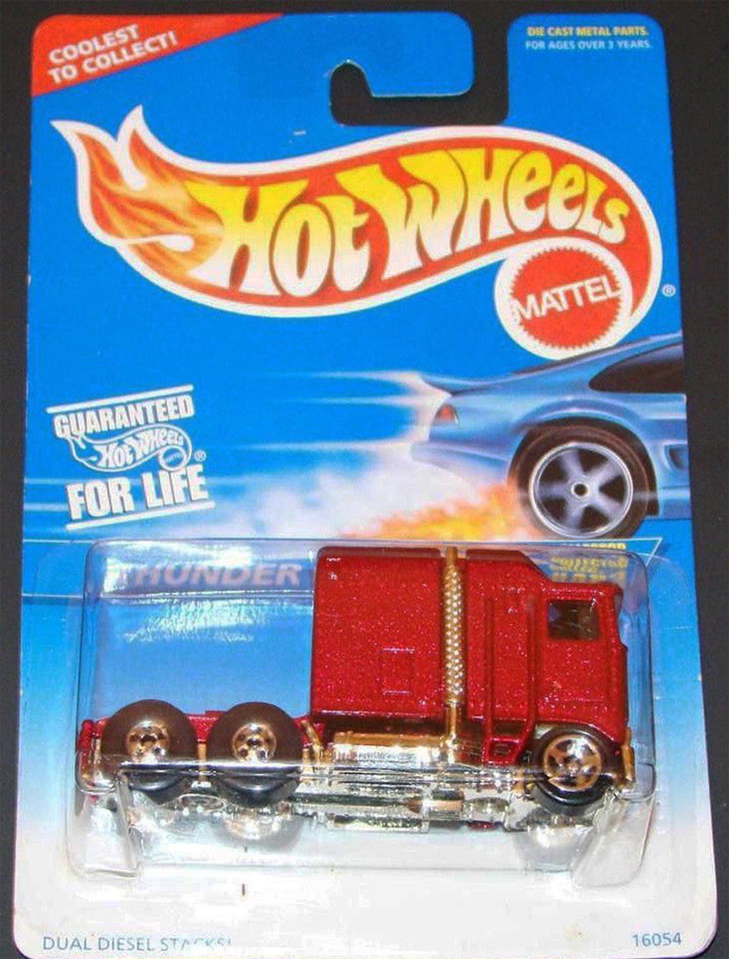 Hot Wheels Thunder Roller on "Coolest to Collect" Card Variant. Collector #483