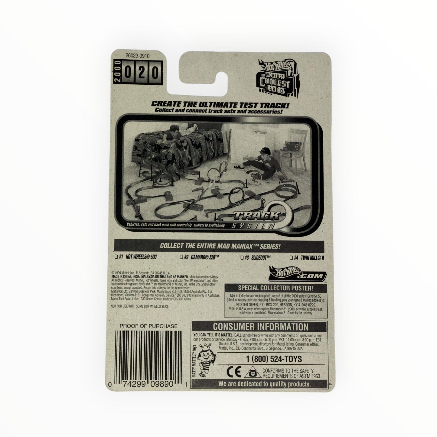 Hot Wheels Twin Mill II #020 Year: 2000 Mad Maniax Series #4 of 4