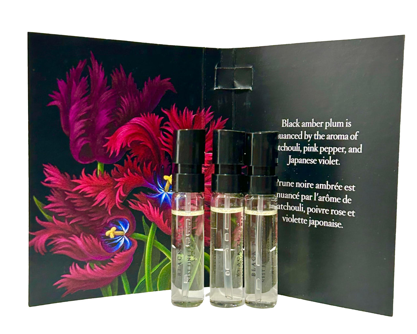 NEST Black Tulip Sample Perfume Parfum 1.5 ml / 0.05 fl.oz - Vial Spray Set of 3 Vials (2714)