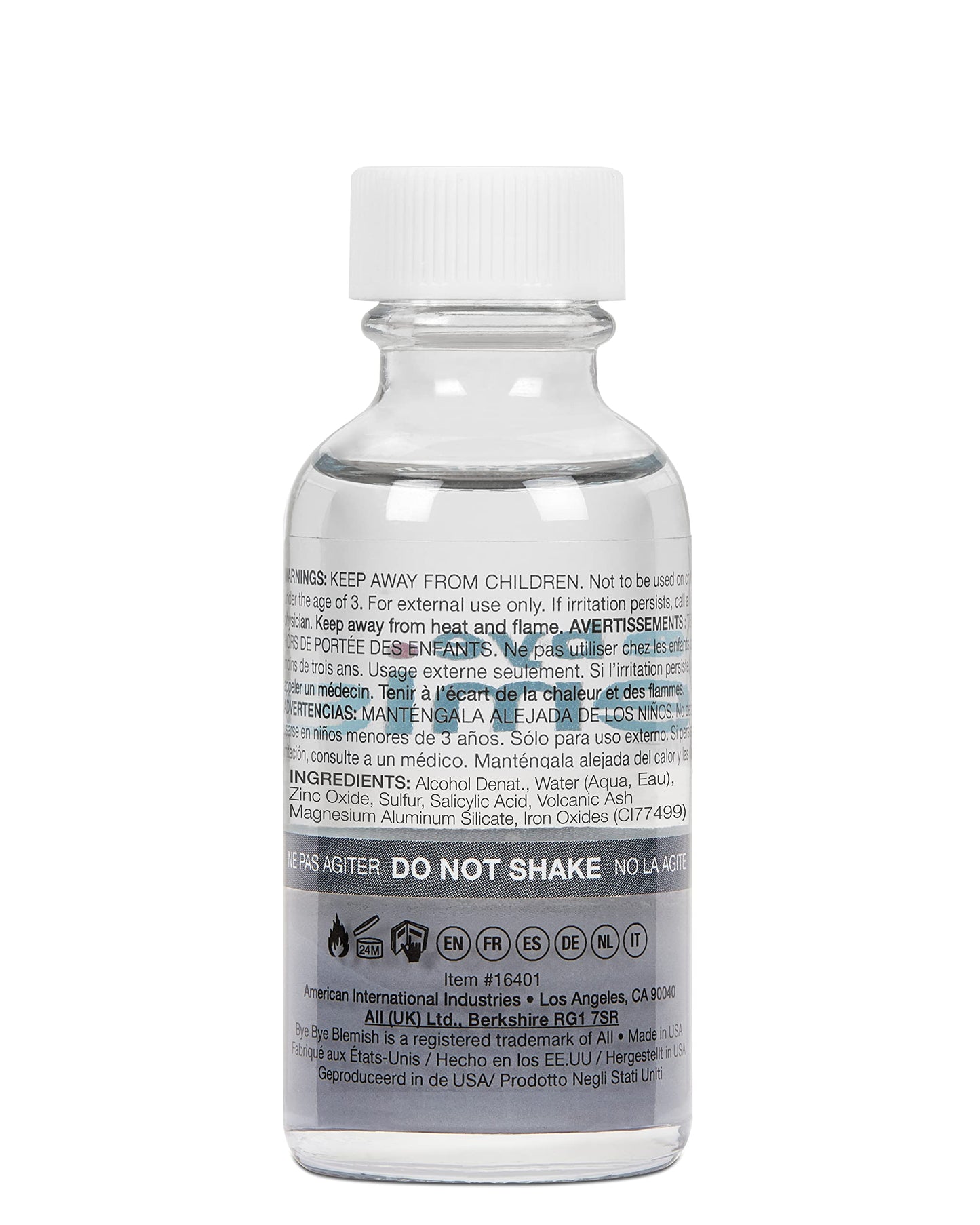 Bye Bye Blemish Drying Lotion Volcanic Ash | Acne Drying Solution To Assist With Blemish Prevention | 1 Fl. Oz.