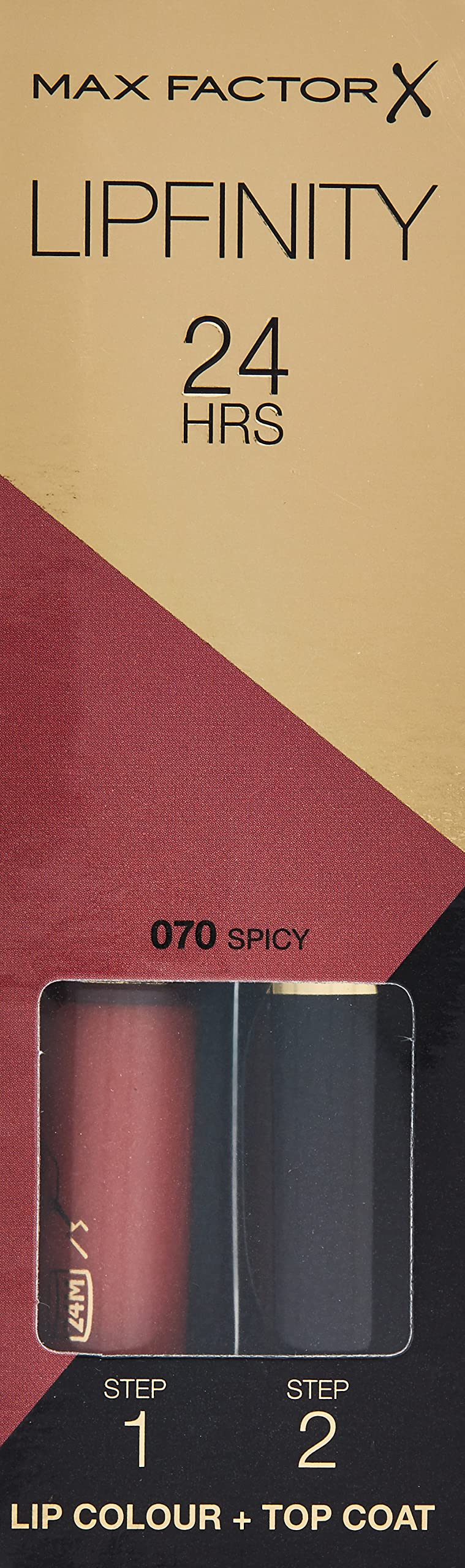 Max Factor Lipfinity Lipstick, Spicy, 1 Set