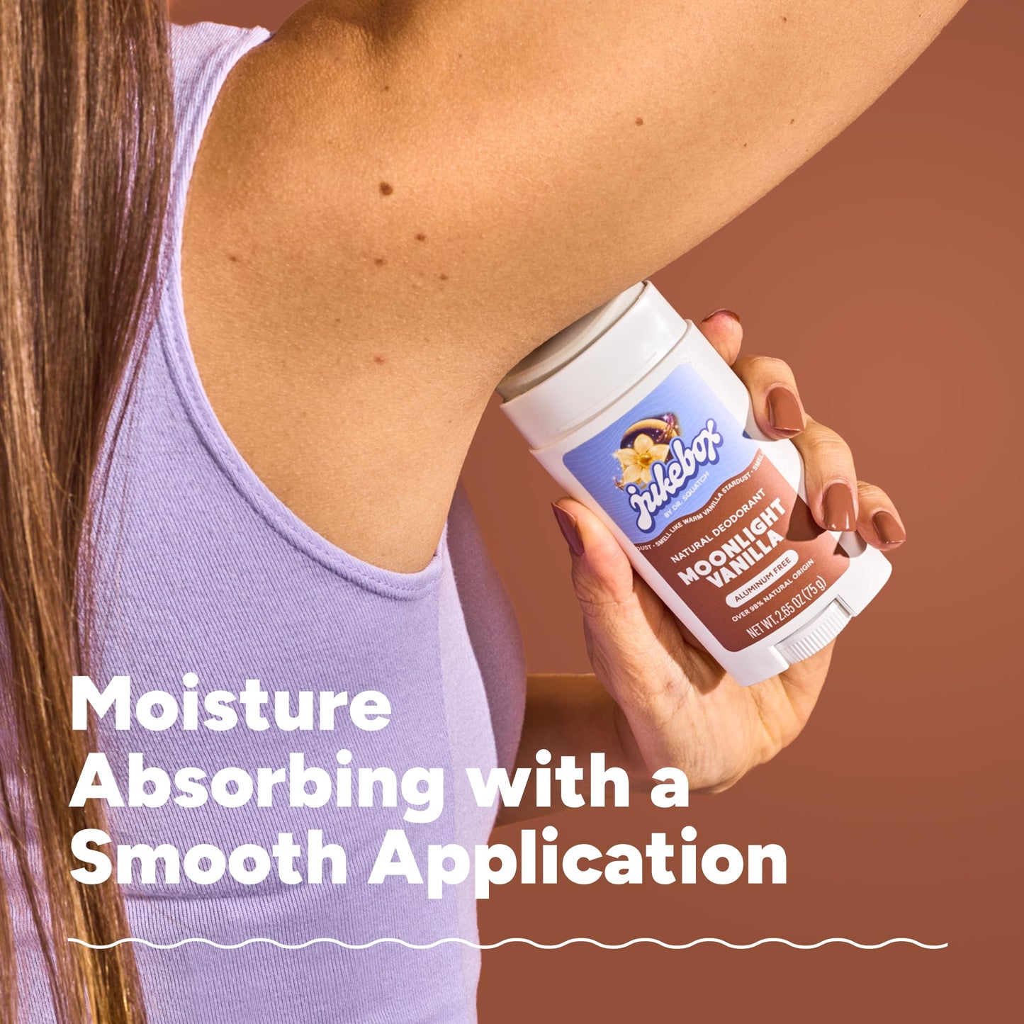 Jukebox Natural Women’s Deodorant - Aluminum Free, 72 Hour Odor Protection - Made with Arrowroot, Charcoal & Postbiotics - Watermelon Rush, 2.65 oz Beauty and Personal Care JUKEBOX