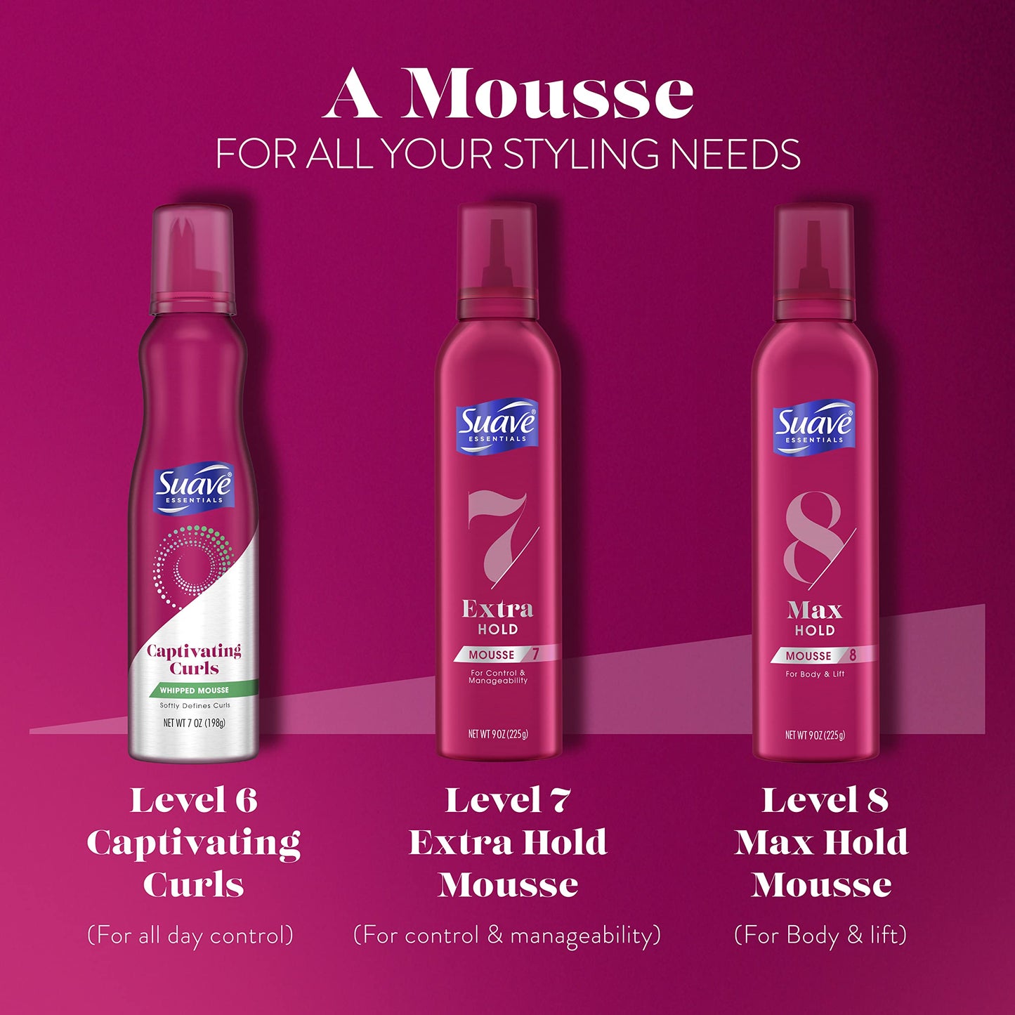 Suave Mousse Max Hold Volumizing 9 oz