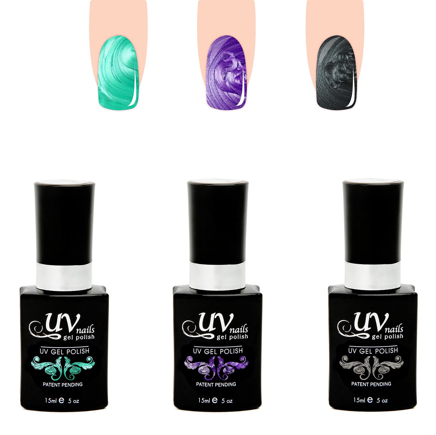 UV-Nails Minerva Set of 3 UV or LED gel polish Beauty & Personal Care UV-NAILS