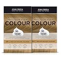John Frieda Precision Foam Colour, Medium Natural Blonde 8N, Full-coverage Hair Color Kit, Anti-Fade Gray Coverage, Deep Color Saturation Hair Dye
