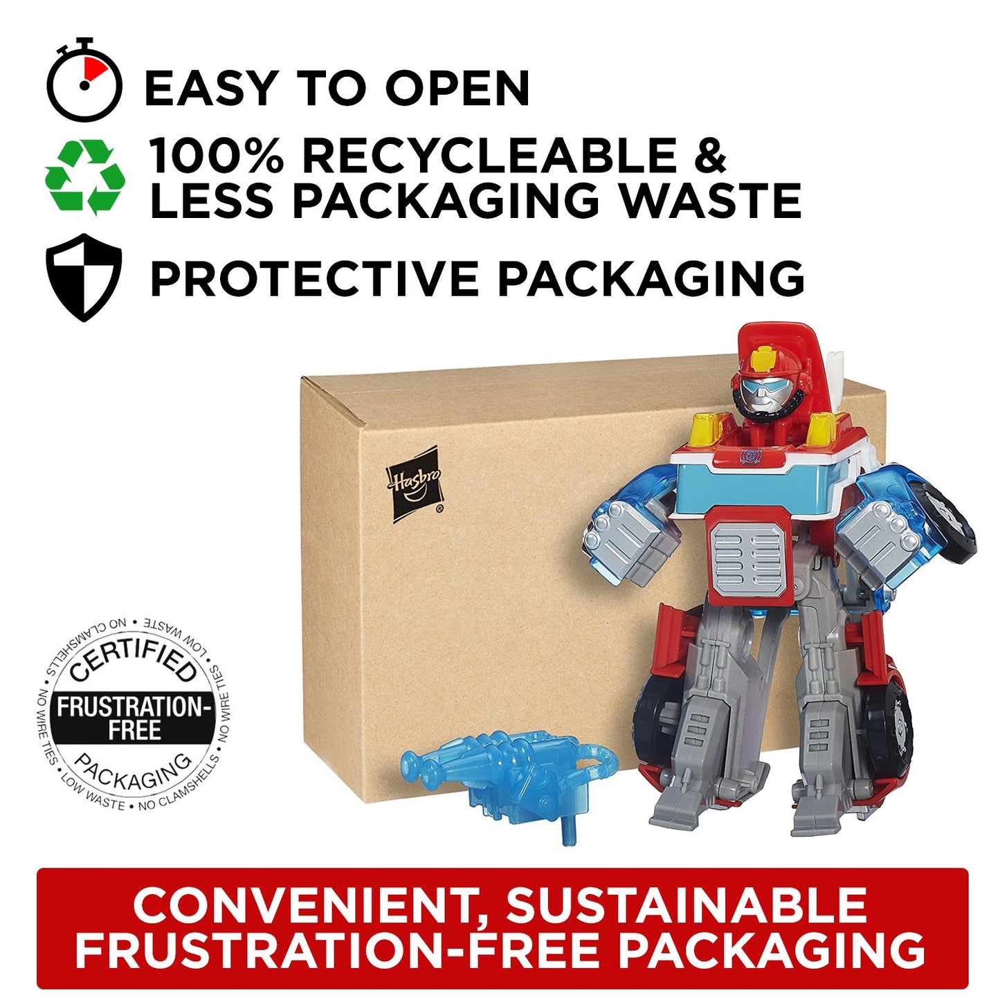 Transformers Playskool Heroes Rescue Bots Energize Heatwave The Fire Bot Converting Toy Robot Action Figure, Toys For Kids Ages 3 And Up (Amazon…