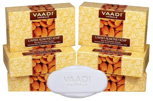Vaadi Herbals Skin Rehydrating Lavish Almond Soap 6x75g