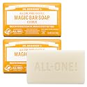Dr. Bronner's Pure-Castile Magic Bar Soaps - Made with Regenerative Organic Certified Oils - For Face, Body, Hair- Vegan Soap Bars for Men & Women