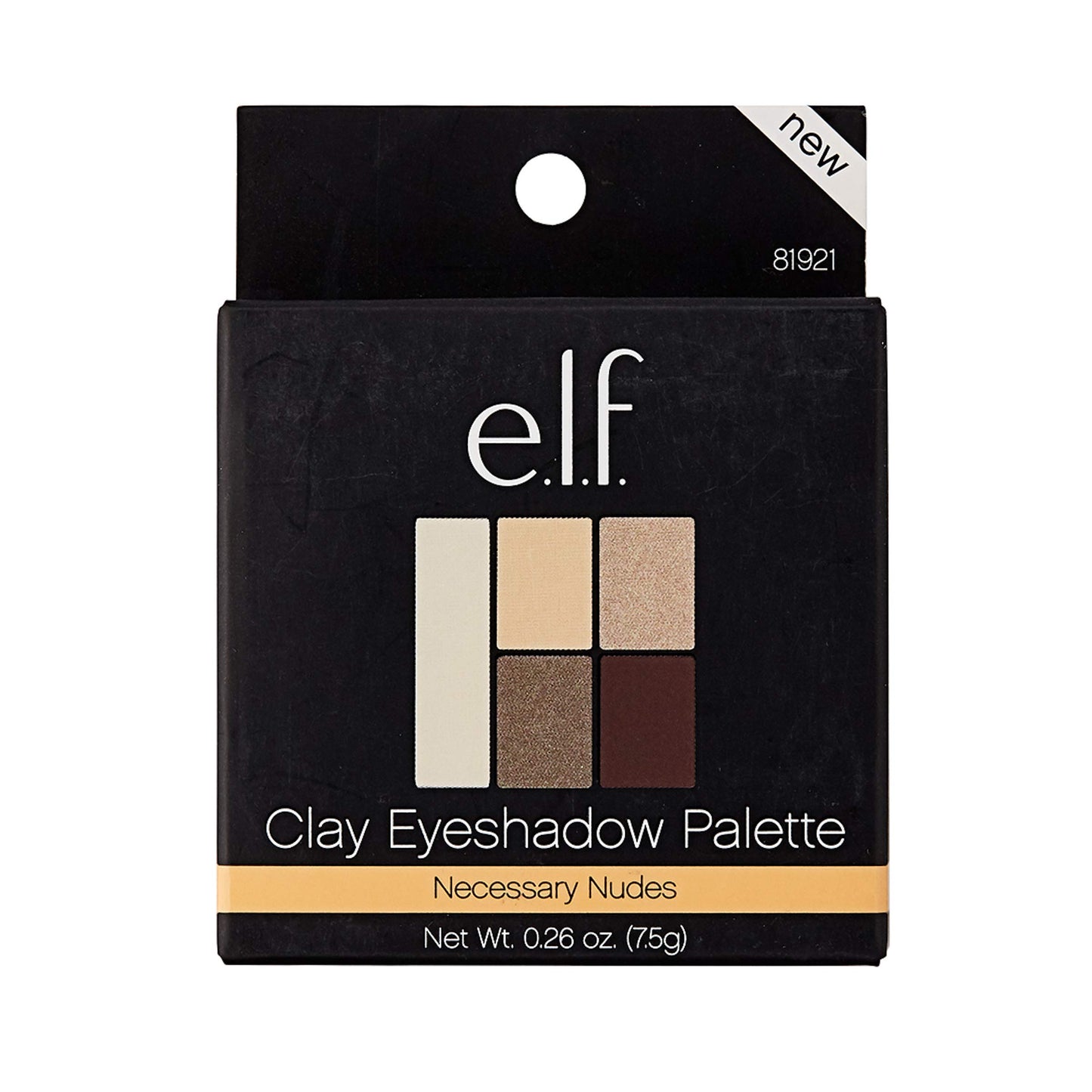 Long Lasting Wear Clay Eyeshadow Palette, Necessary Nudes, 0.26 Ounce