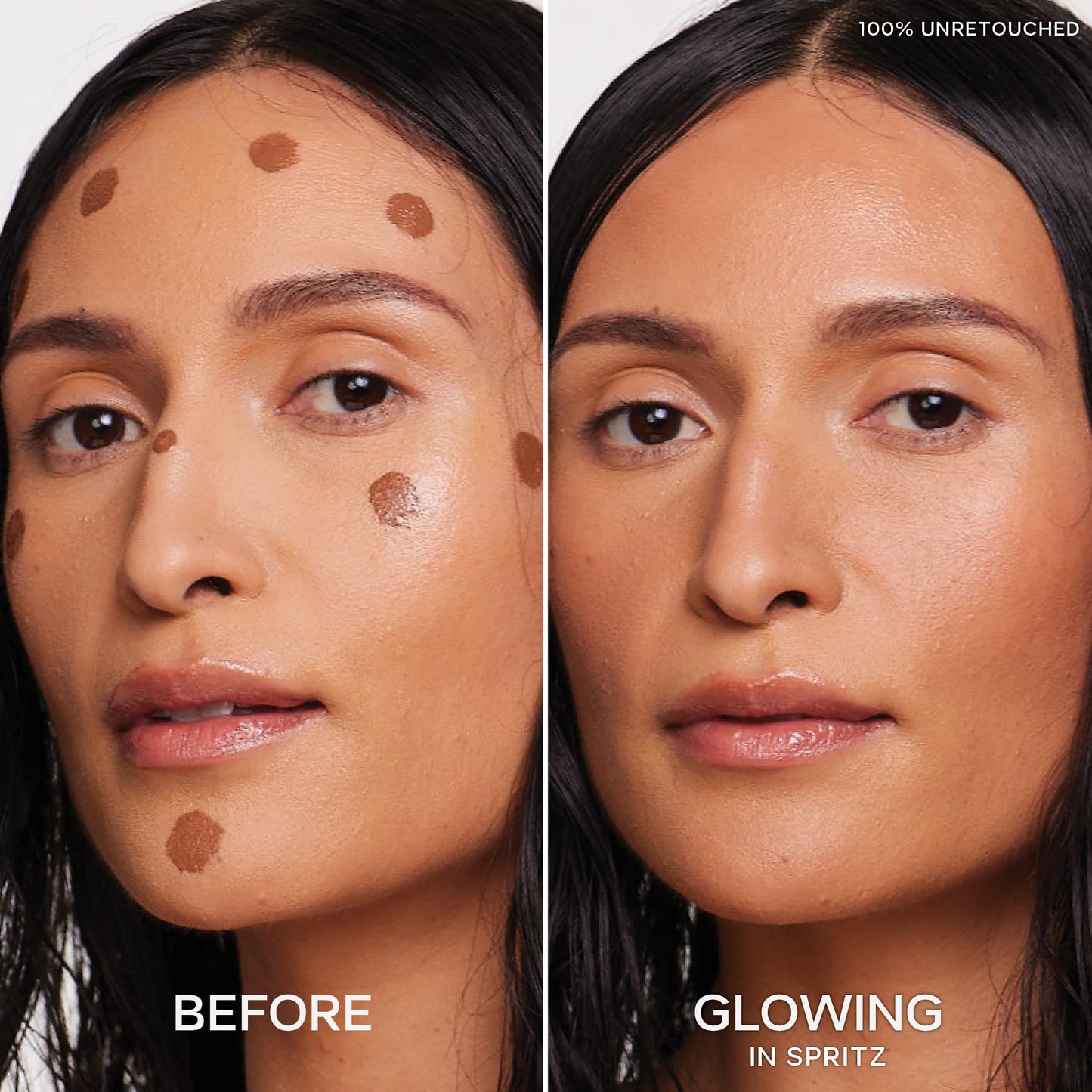 Saie Dew Bronze - Hydrating Liquid Bronzer Stick For a Sun Kissed Glow - Liquid Contour Stick Infused with Nourishing Skin Care Ingredients - Sculpted