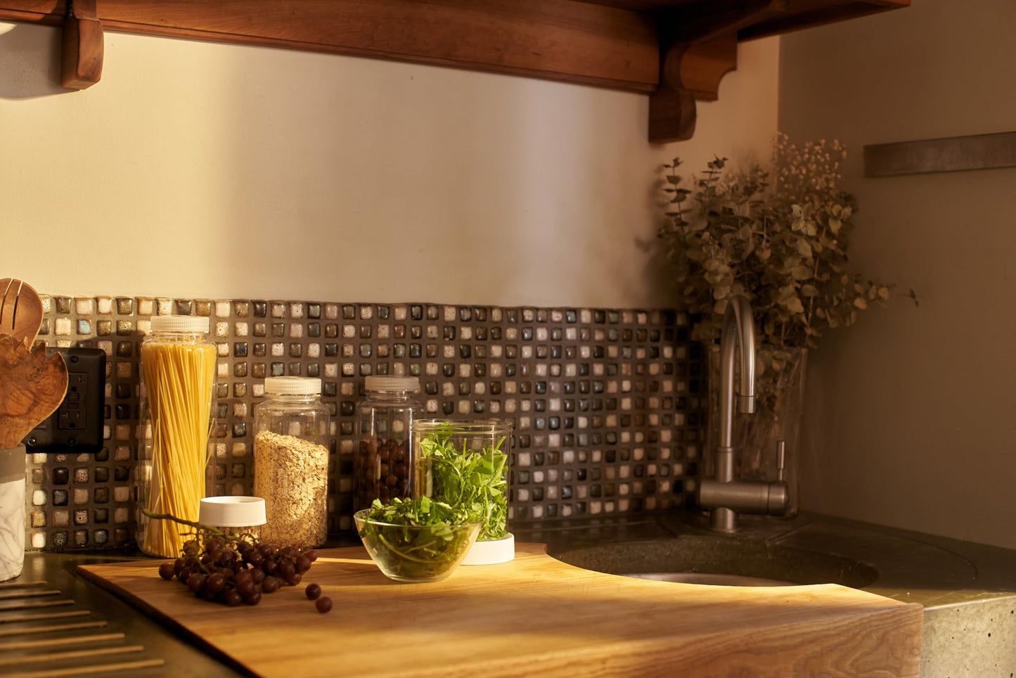 Nalgene Sustain Tritan BPA-Free Wide Mouth Kitchen Storage Bottle Made with Material Derived from 50% Plastic Waste (Using ISCC Certified Mass