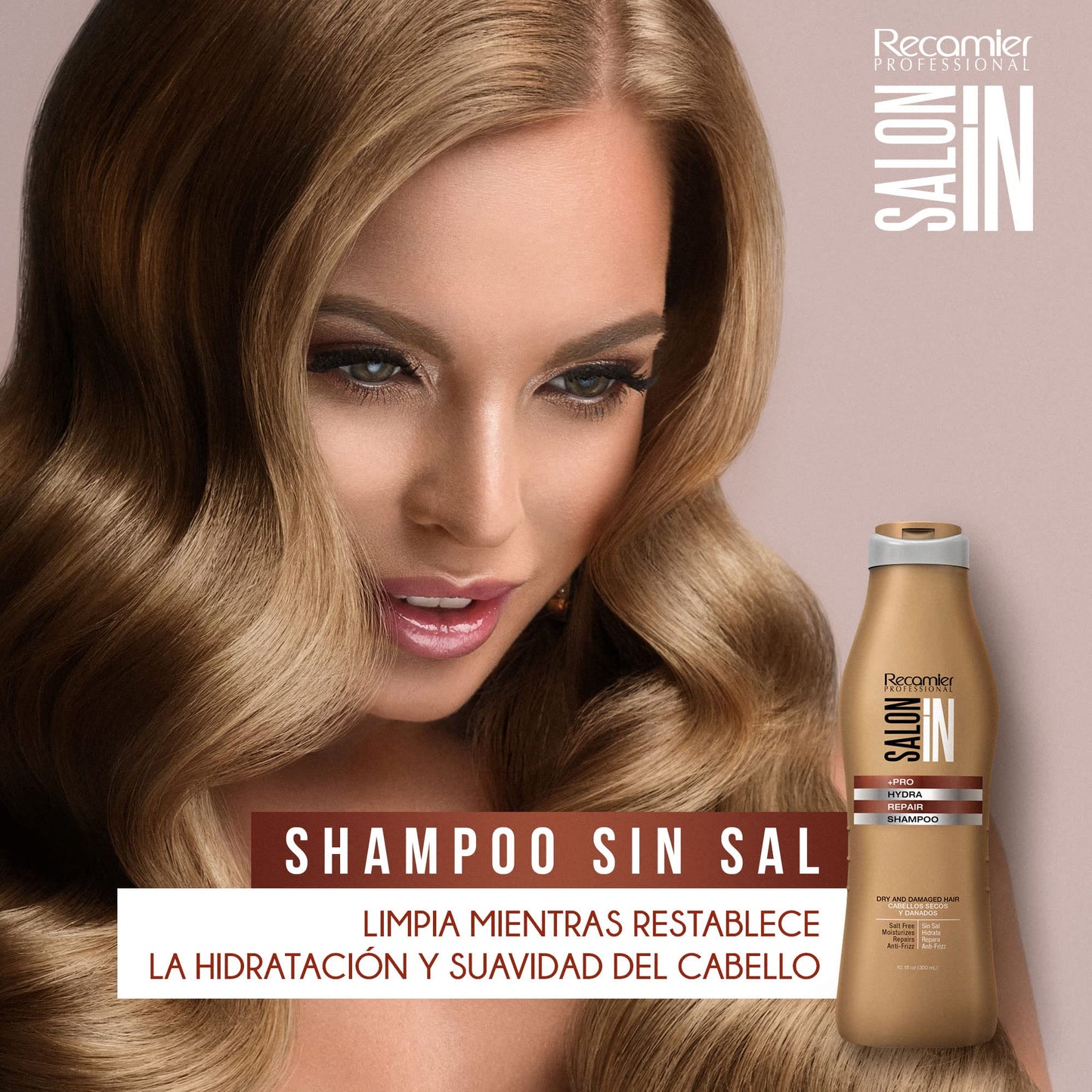 Salon In Recamier Curls & Waves Bundle - Shampoo, Conditioner & Leave-On Treatment for Curly or Wavy Hair