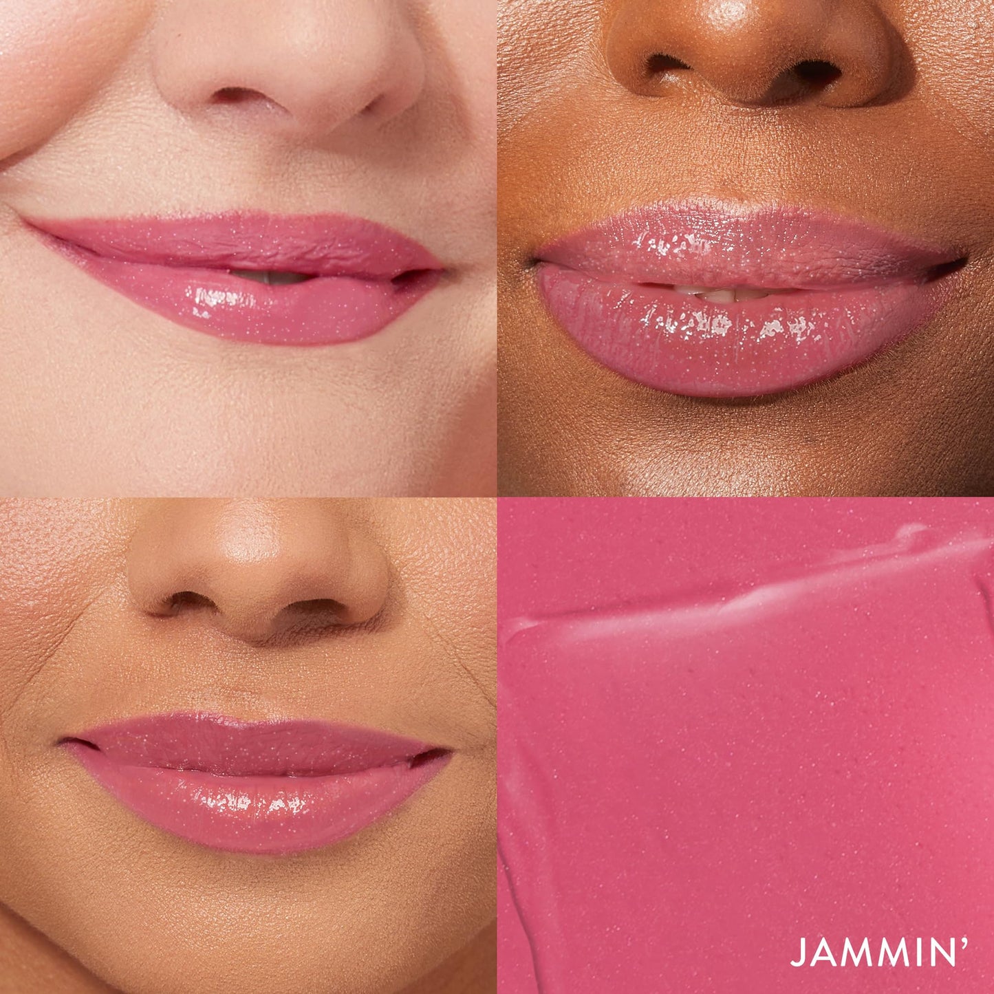 LAURA GELLER NEW YORK Jelly Balm Tinted Lip Balm - Jammin' - Hydrating Lip Color with Shine Finish - Squalane & Vitamin E - Buildable Sheer to Medium