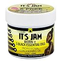 African Anti Aging It's Jam Professional Conditioning Gel With Biotin + 5 Black Essential Oils 4.5 Oz (Pack of 1)