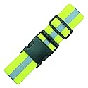 Endura Max Reflectives Reflective Elastic Belt or Sash, Military Heritage Style Glow Belt, Running Walking Motorcycling, Adjustable (Lime Green…
