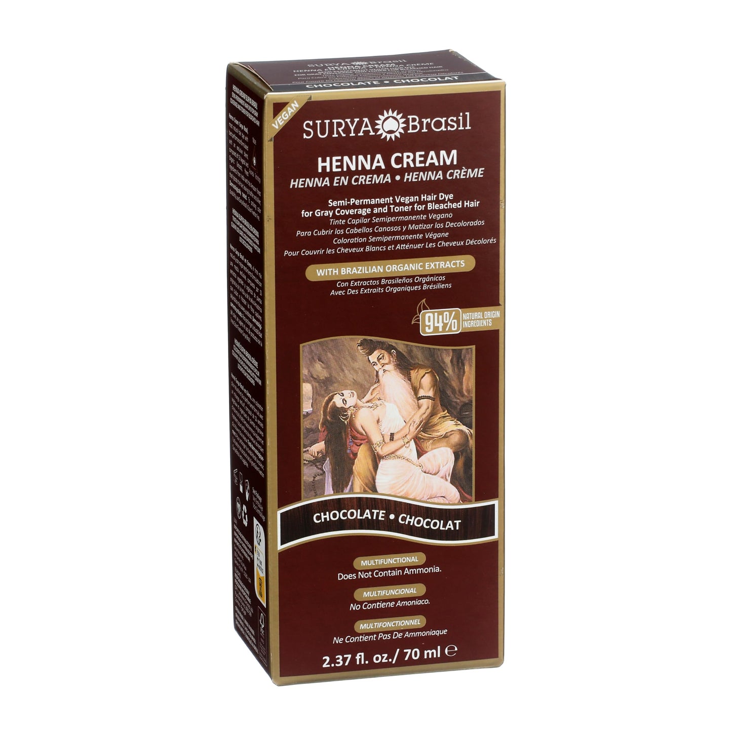 Surya Nature, Inc Henna Chocolate Cream - 2.31 oz