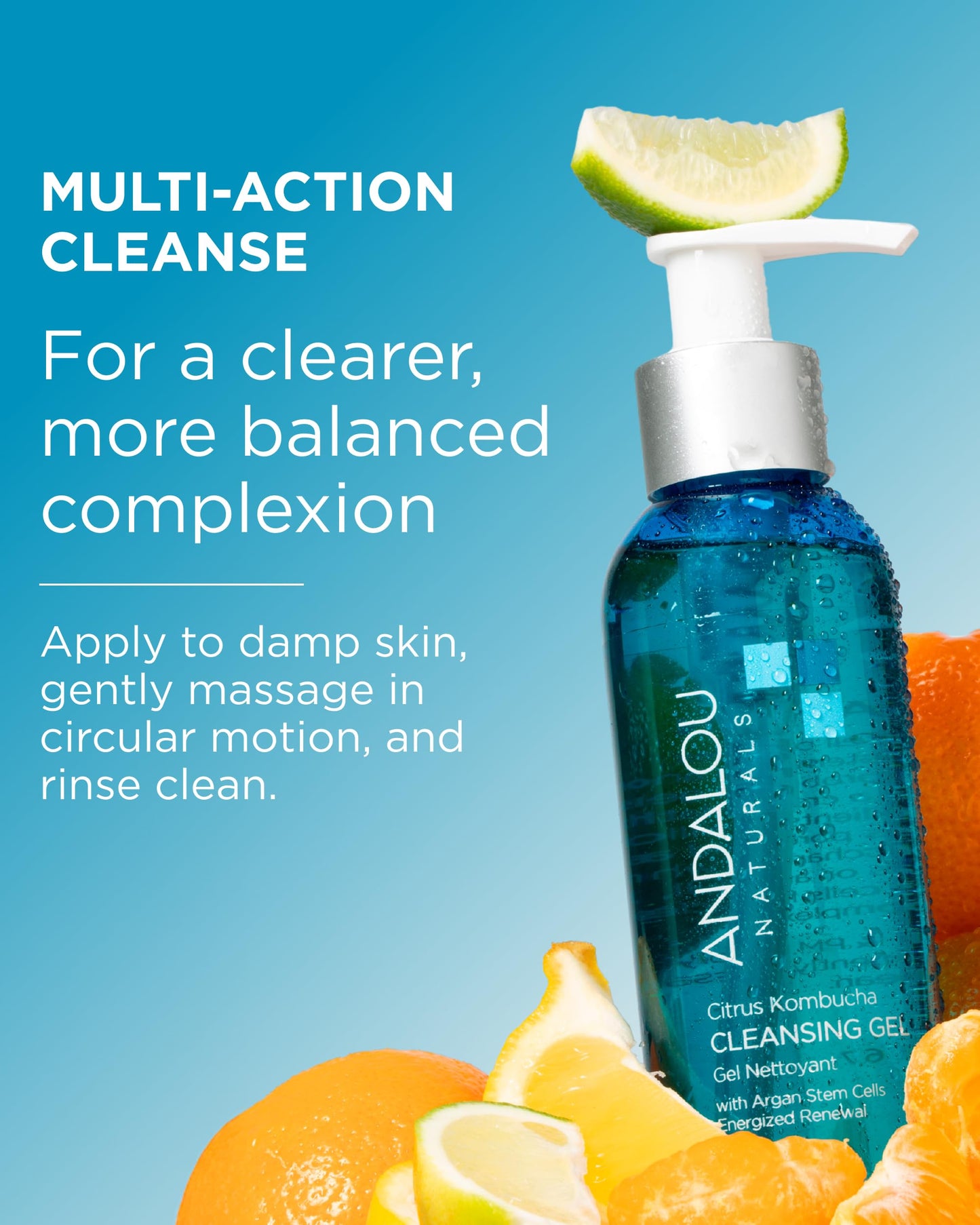 Andalou Naturals Cleasing Gl Ctrs Kombucha