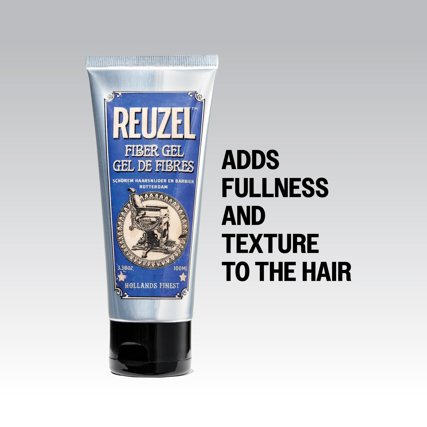 Reuzel Fiber Gel, Flake Free Formula, 3.38 oz