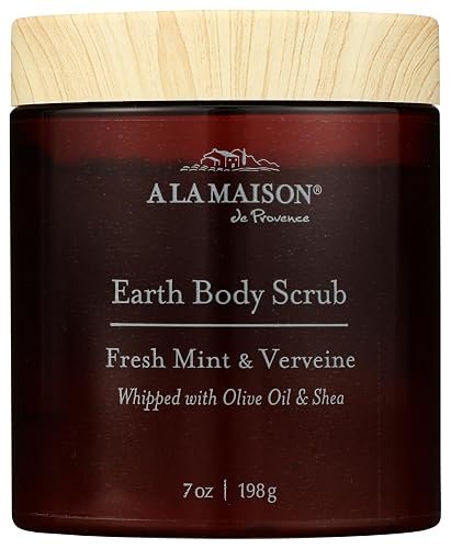 A LA MAISON Earth Body Scrub Amber Collection Natural Pumice Scrub with Shea Butter & Olive Oil - Gently Exfoliates & Softens Skin - French Formula Beauty & Personal Care A LA MAISON