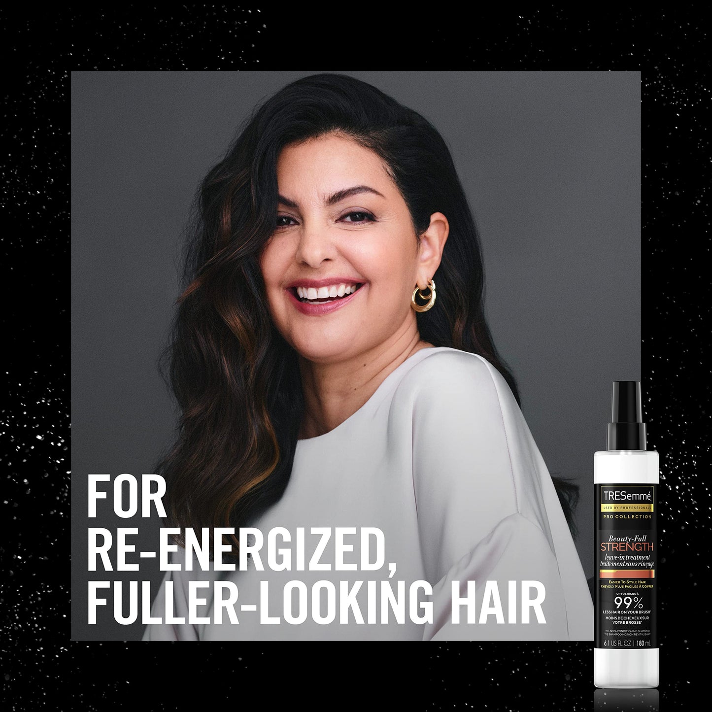 TRESemmé Pro Collection Beauty-Full Strength Leave-In Treatment for Fine, Damaged Hair - Lightweight Formula to Reduce Breakage 6.1 oz