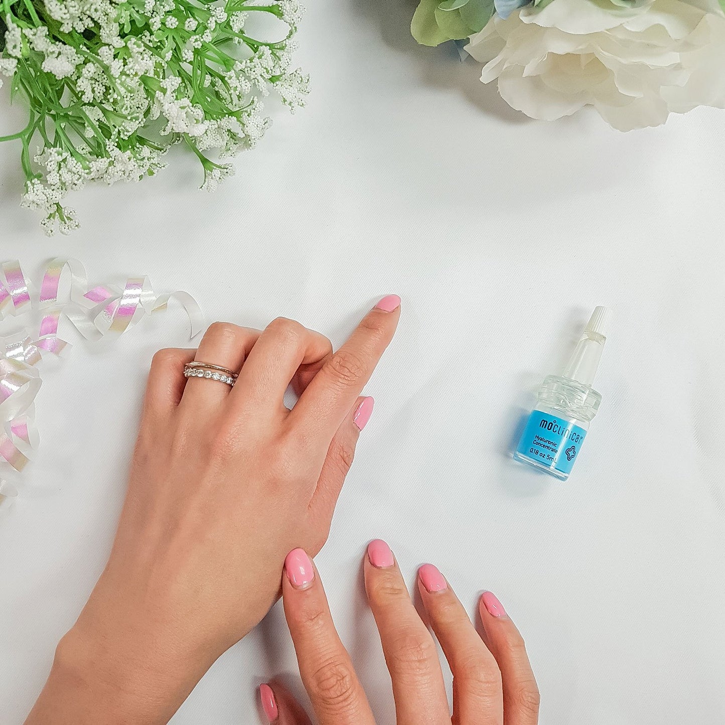 MO Clinical Hyaluronic Concentrate for All Skin Types, 10 Vials, 5 ml Each Vial