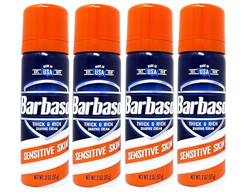 Barbasol Shaving Cream Sensitive Skin (Pack of 4)