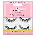 Eylure Pre-Glued Wispy Light Texture Eyelashes, No.117, Twin Pack