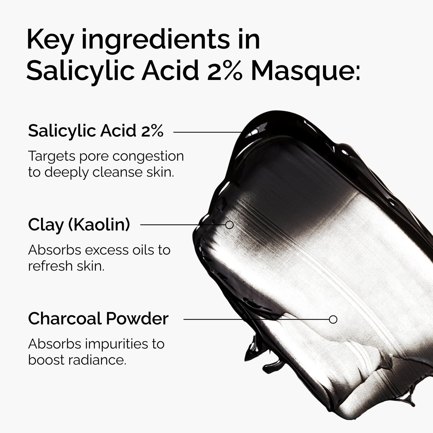 The Ordinary Salicylic Acid 2% Masque, Clarifying Charcoal & Clay Mask for Blemish-Prone Skin, 1.7 Fl Oz Beauty and Personal Care The Ordinary