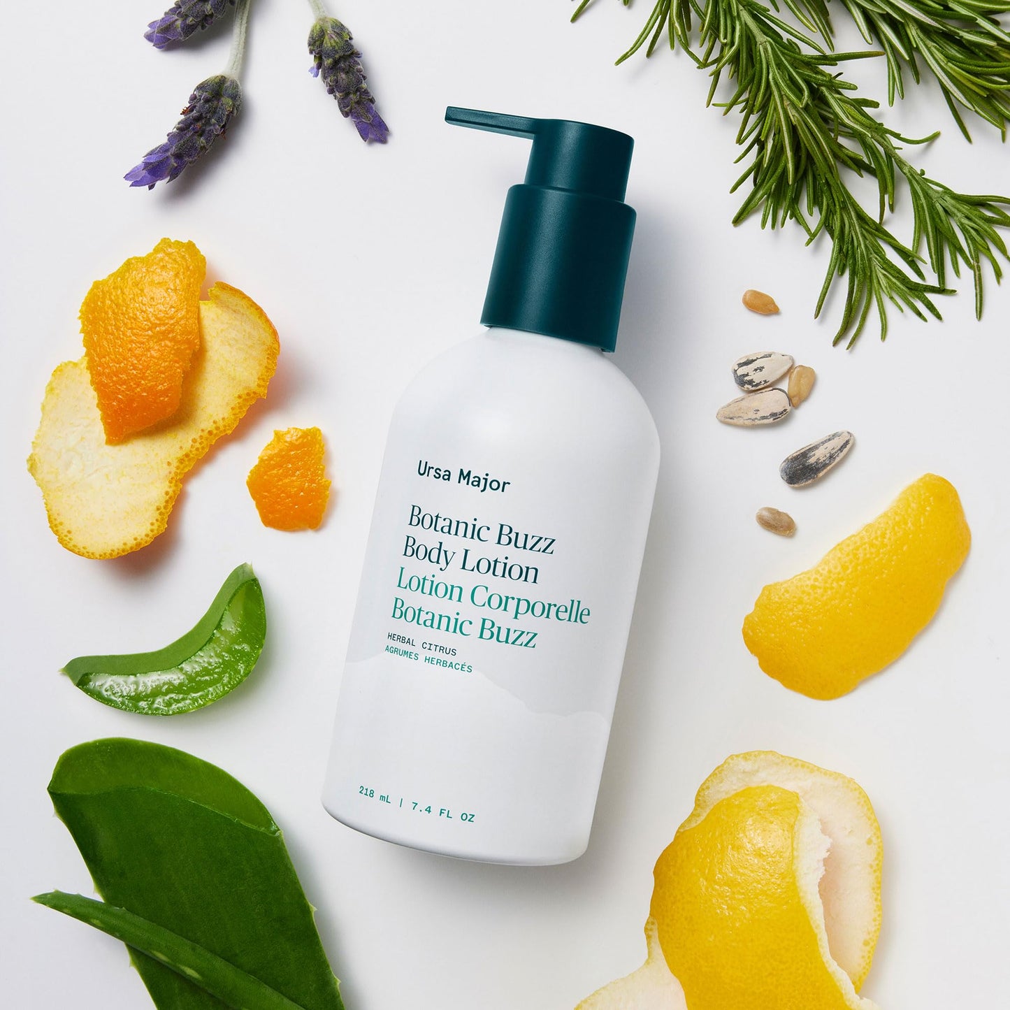 Ursa Major Botanic Buzz Body Lotion | Natural, Vegan and Cruelty-Free | Moisturizes, Soothes and Hydrates Skin | Formulated for Men & Women | 7.37