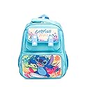 Ruz - Stitch 12 Inch Pre-School backpack with Padded Back and Adjustable Straps, Medium, Blue, A28240