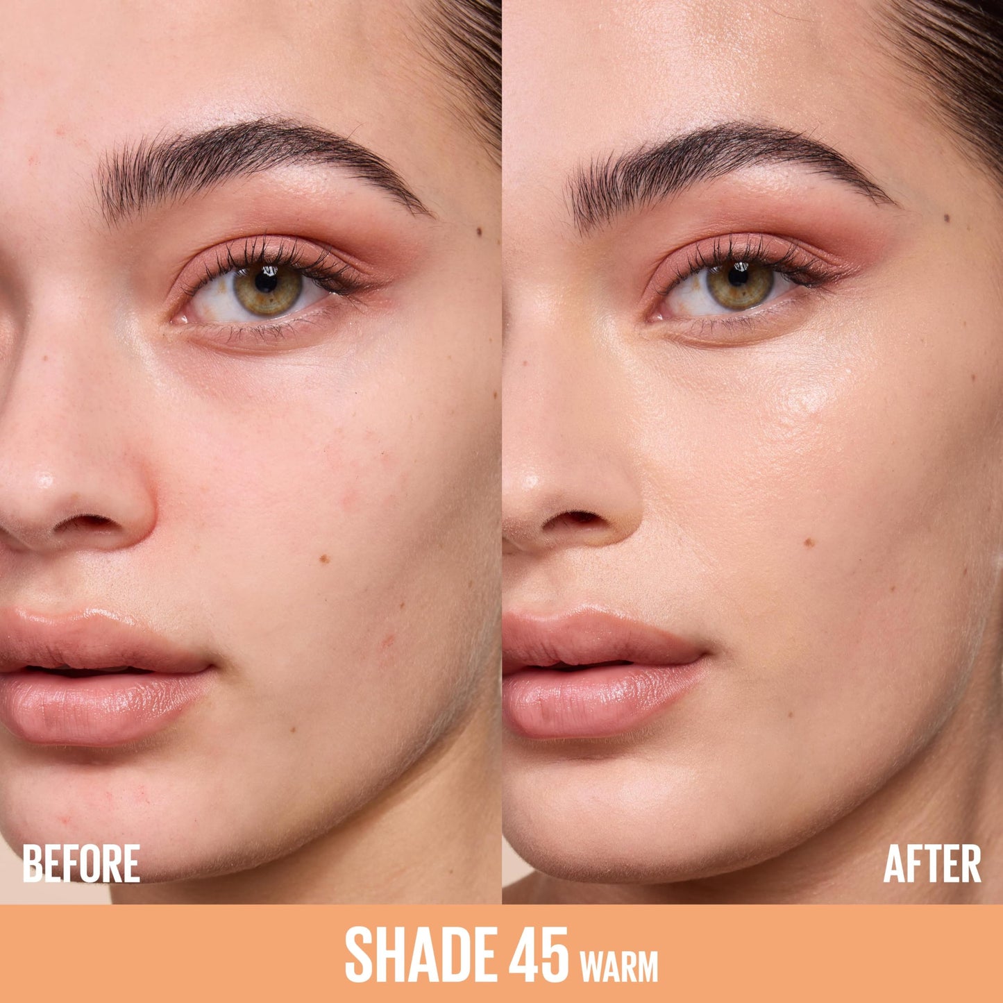 Maybelline Lifter Serum Concealer, Radiant Concealer with Full Coverage, Includes 2% Peptides + Caffeine to Hydrates & Brightens Under Eyes, 45, 1