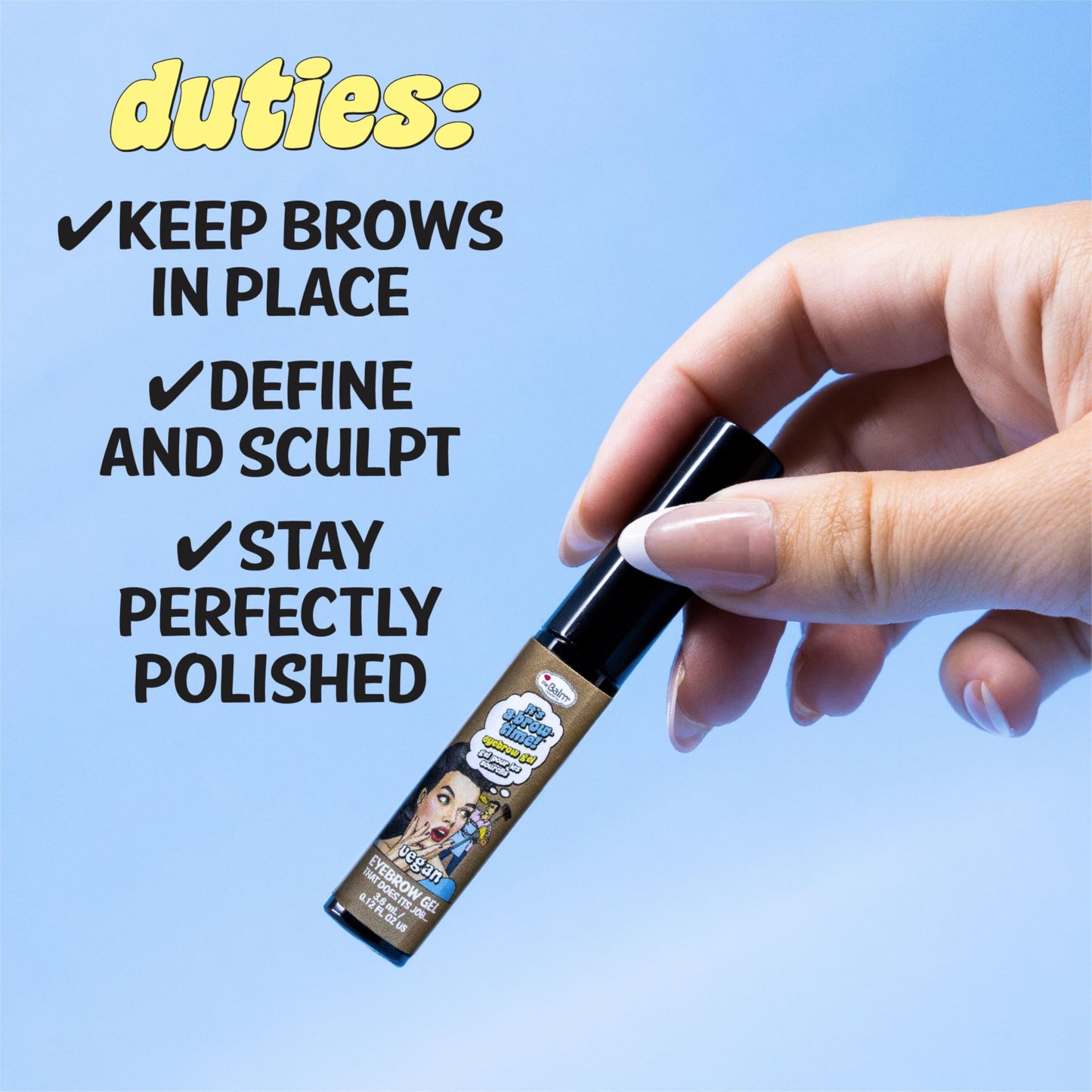 theBalm It's a Brow Time - Warm Black/Brown