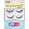 Ardell Winks Be Yourself Lashes & Lip Kit - Includes ILY & Bliss Natural False Eyelashes + Lip Oil, Dual Lash Kit and Lips Enhancer, Easy Glam Makeup…
