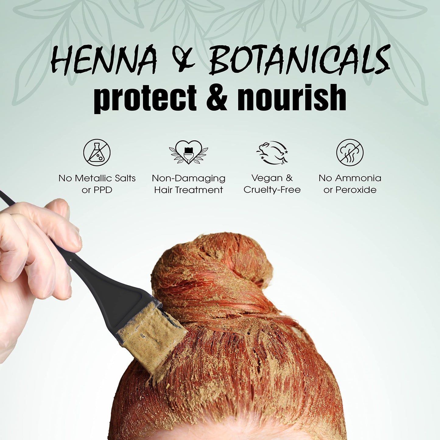 Light Mountain Henna Hair Color & Conditioner - Red Hair Dye for Men/Women, Organic Henna Leaf Powder and Botanicals, Chemical-Free, Semi-Permanent