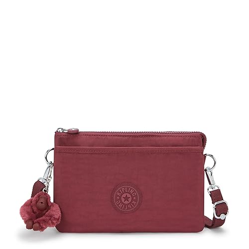 Kipling Women's Riri Crossbody Bag, Minimal, Clean Clutch with Removable Strap