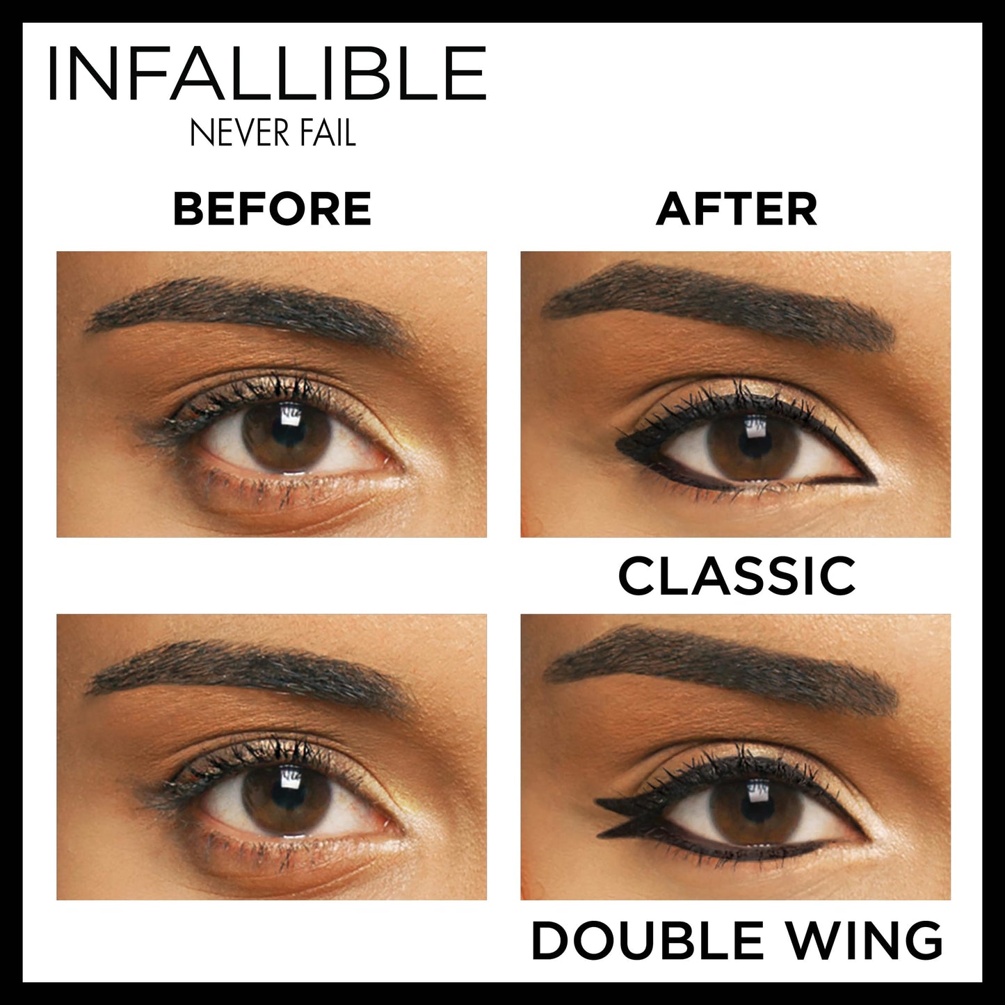 L'Oreal Paris Makeup Infallible Never Fail Original Mechanical Pencil Eyeliner with Built in Sharpener, Black, 0.008 oz., 2 Count Beauty and Personal Care L'Oreal Paris