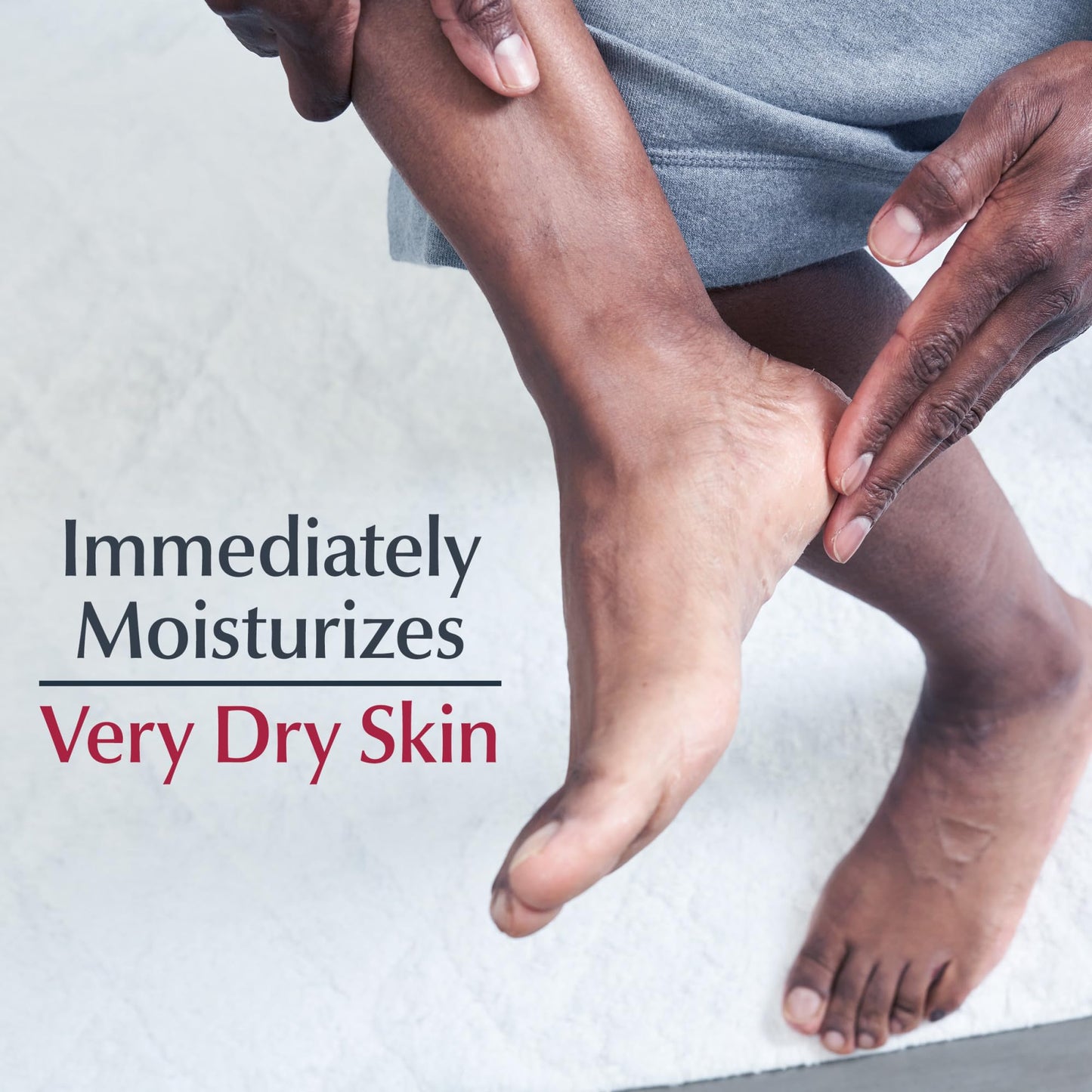 Eucerin Advanced Repair Foot Cream for Dry Feet and Heels, Repairs Very Dry, Rough Skin, Fragrance Free, Non Greasy, Fast Absorbing, Travel Size