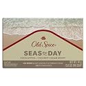 Old Spice Men's Bar Soap, Seas The Day Eucalyptus and Coconut Cream Scent, 10x More Moisturizers for Smooth Skin with Mild Exfoliators & Plant Based
