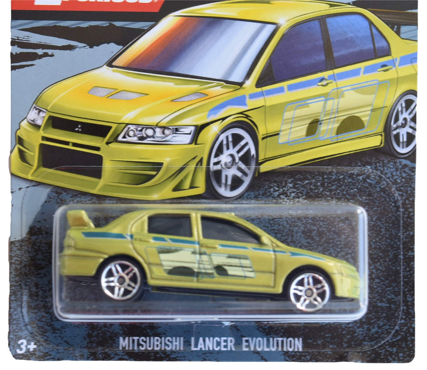 Hot Wheels Fast & Furious Mitsubishi Lancer Evolution 3/6, Green