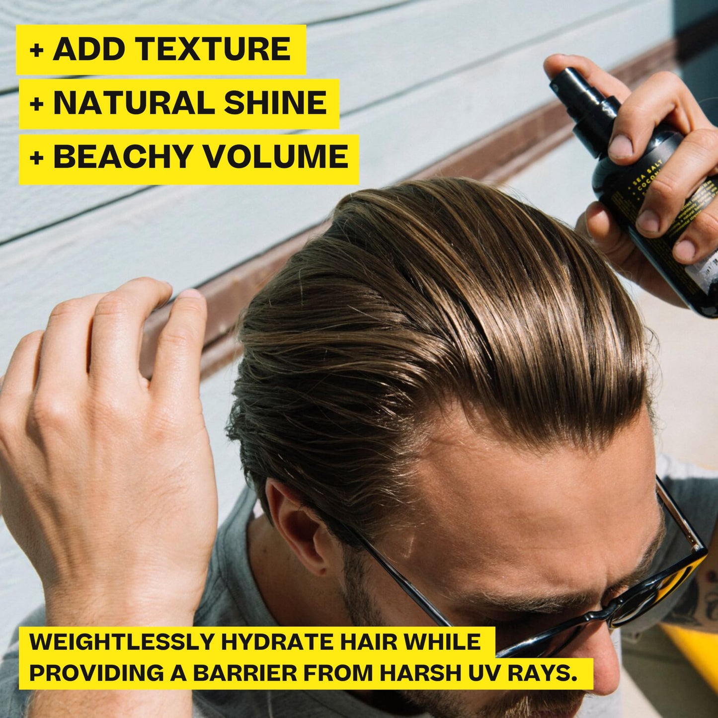 BYRD Texturizing Surfspray - Volumizing Hair Spritz, Add Shine and Hydration, Safe for All Hair Types, 6 Fl Oz