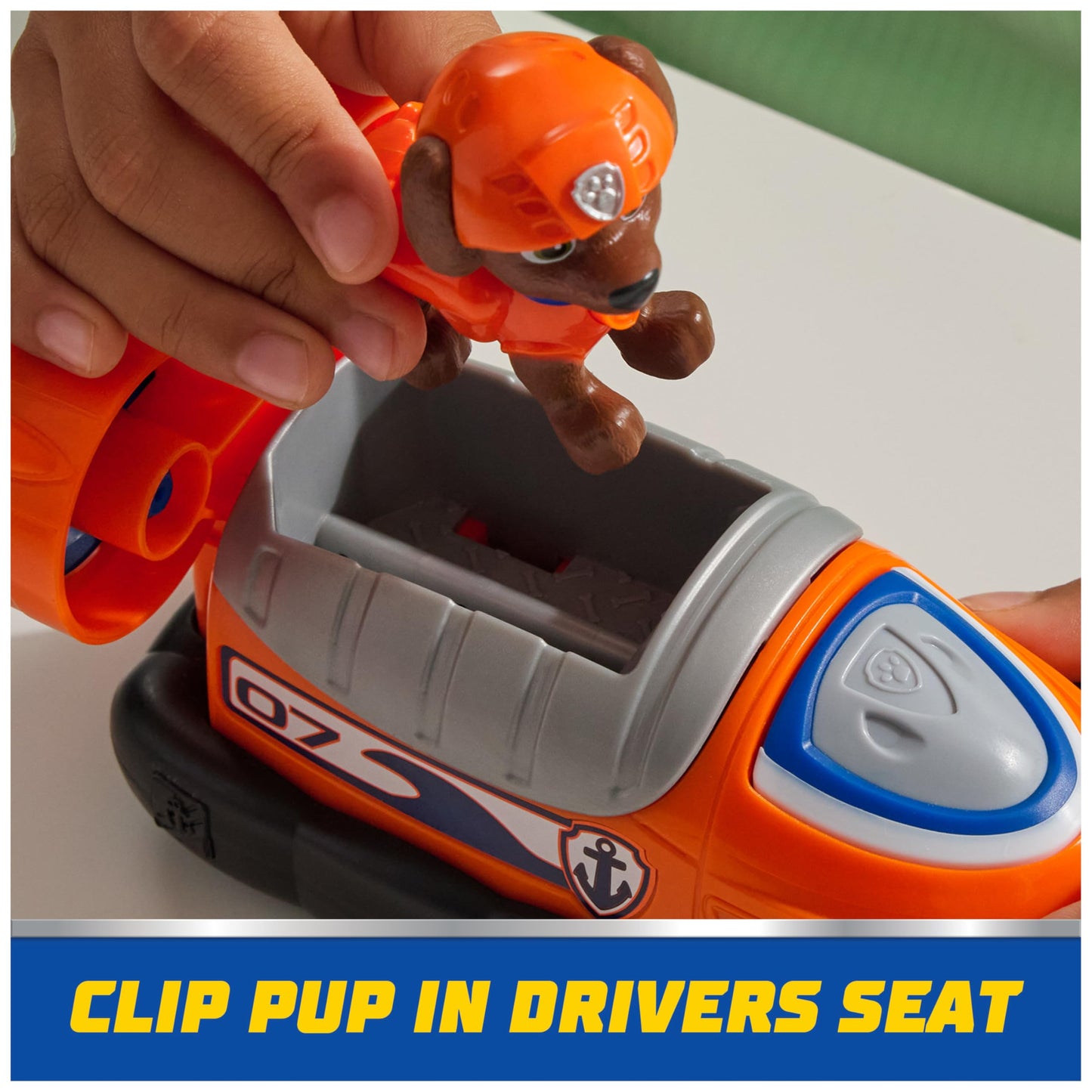 PAW Patrol, Zuma’s Hovercraft, Toy Vehicle with Collectible Action Figure, Sustainably Minded Kids Toys for Boys & Girls Ages 3 and Up