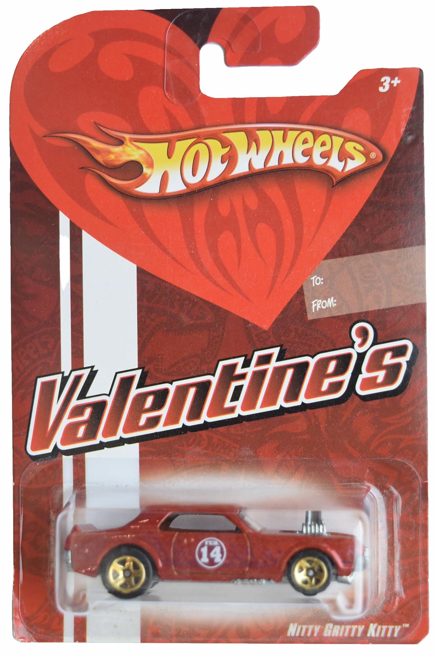 Hot Wheels Nitty Gritty Kitty, Valentine's Card