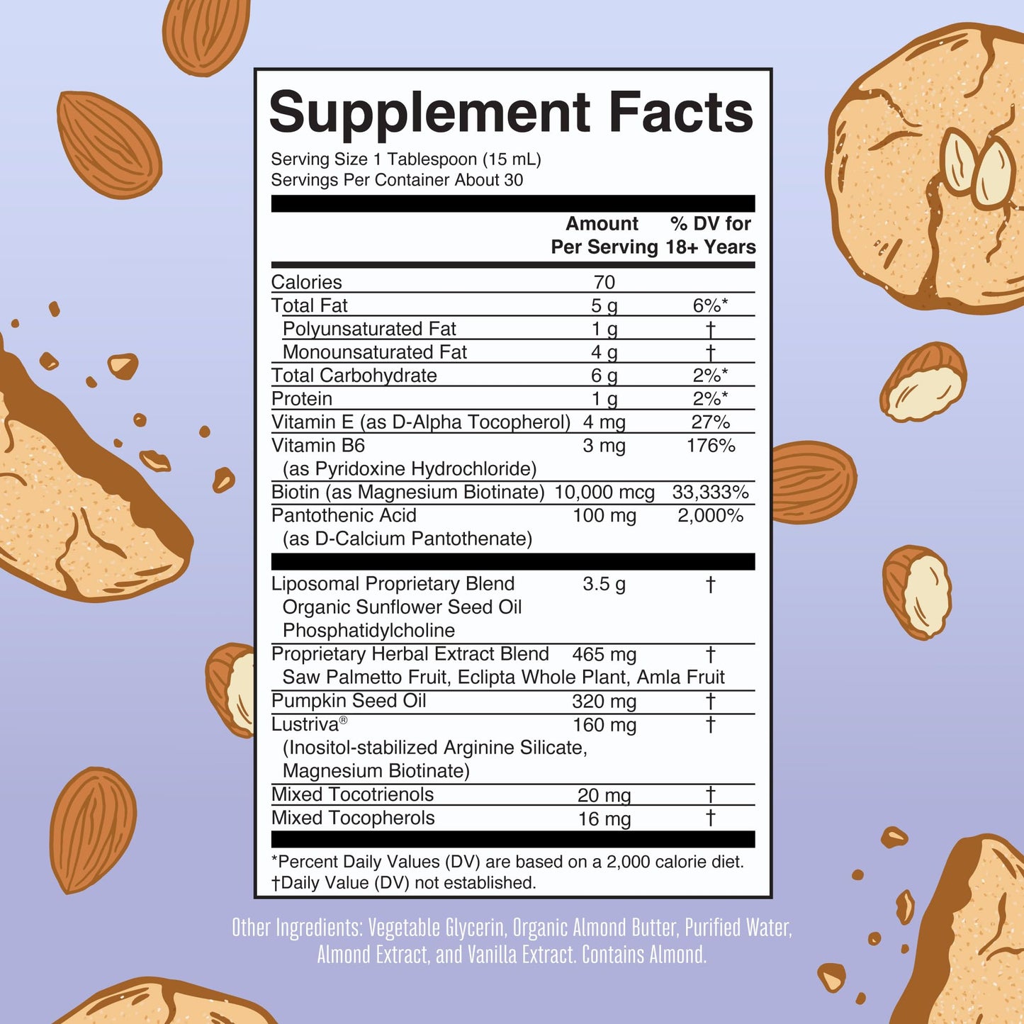 MaryRuth Organics Women's Hair Growth MAX Liposomal | with Lustriva® + Biotin 10000mcg + Pumpkin Seed Oil | Thicker Hair | Hair Care