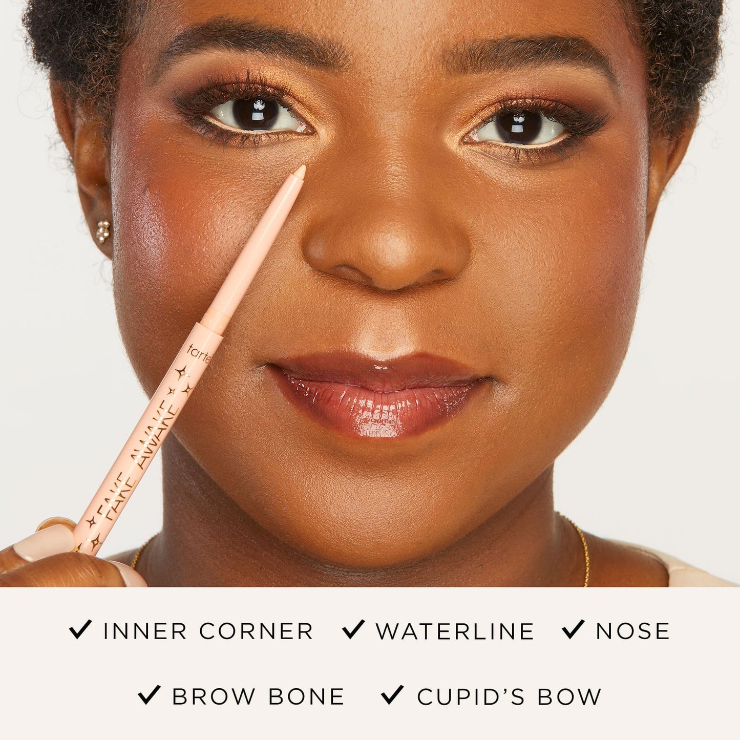 tarte fake awake eye highlight - Highlighter Pencil for Eyes & Brows, Longwear, Vegan & Cruelty-Free, full size, white Beauty and Personal Care tarte