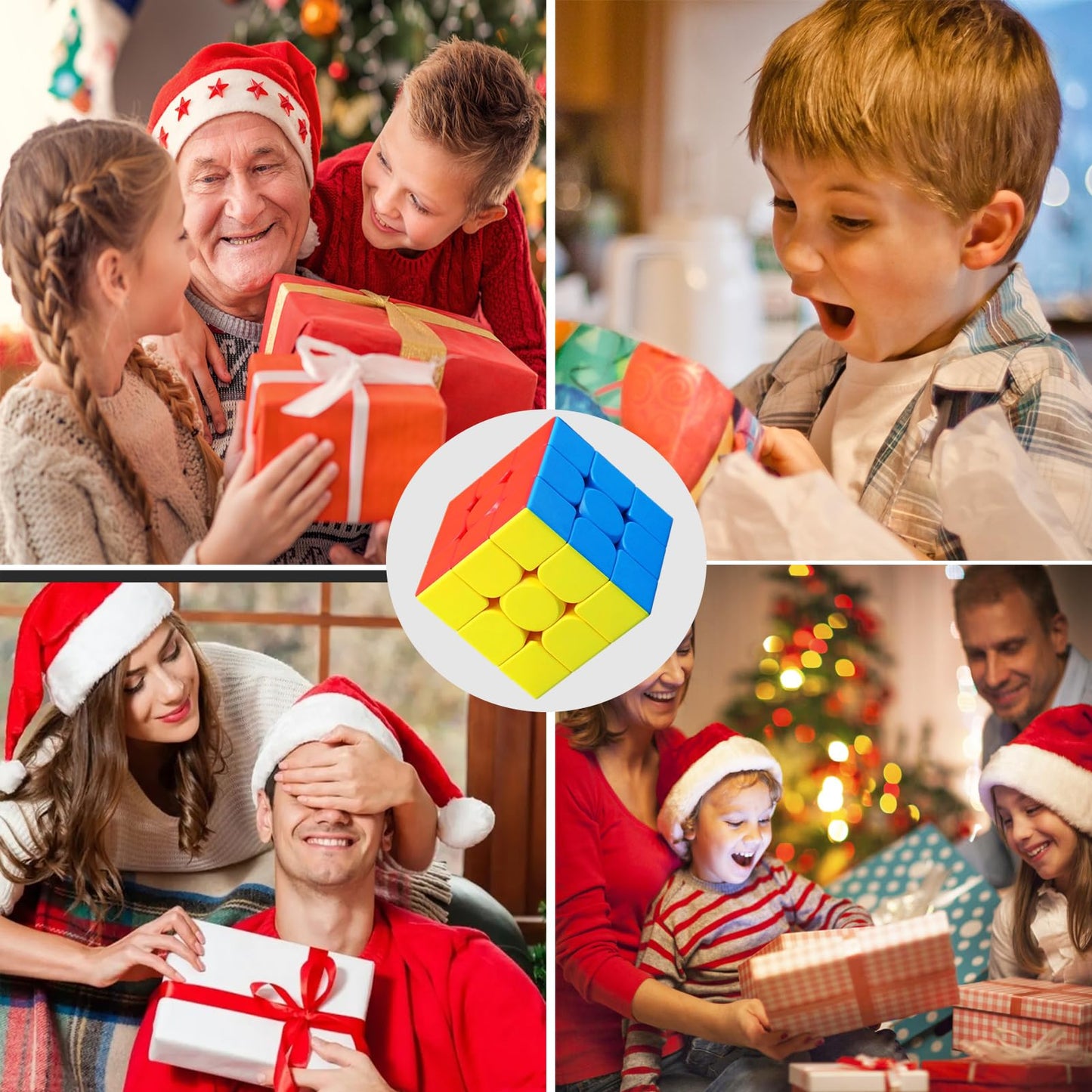 CFMOUR Speed Cube 3x3x3 – Moyu Meilong 3C Stickerless Magic Cube, Fast Smooth Turning Puzzle Toy for Kids & Adults, Travel Brain Teaser Game