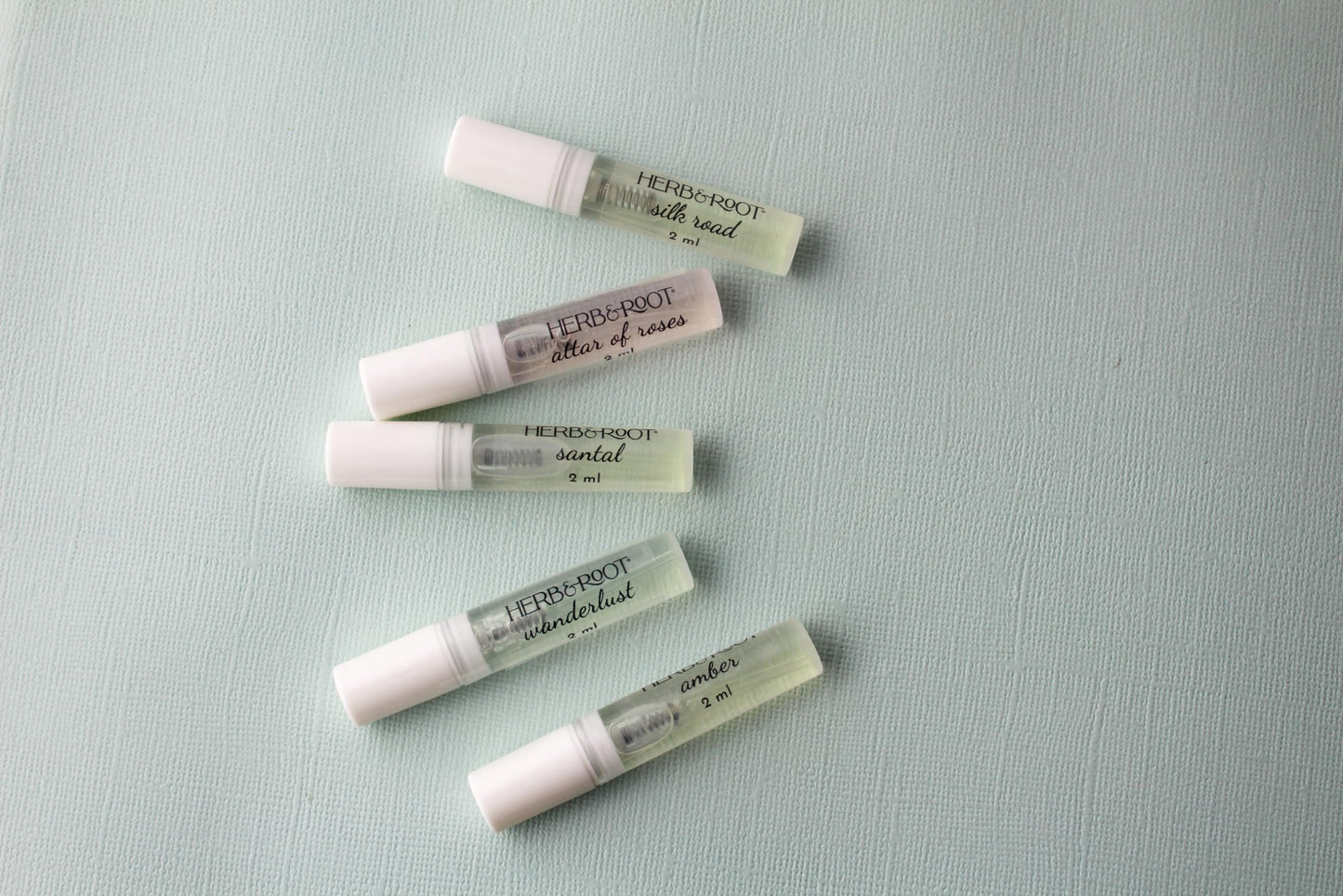 Herb & Root Perfume Discovery Set of 5 Clean Fragrance Perfume Sprays, Gender Neutral | 5 perfume samples | paraben free, non-toxic Beauty & Personal Care Herb & Root